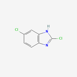 molecular formula C7H4Cl2N2 B1296422 2,5-二氯苯并咪唑 CAS No. 4887-95-0