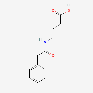 molecular formula C12H15NO3 B1296423 4-[(2-苯基乙酰)氨基]丁酸 CAS No. 2937-01-1