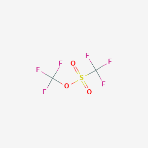 molecular formula C2F6O3S B1296425 Trifluoromethyl trifluoromethanesulfonate CAS No. 3582-05-6