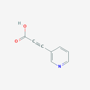molecular formula C8H5NO2 B1296434 3-(吡啶-3-基)丙炔酸 CAS No. 59608-01-4