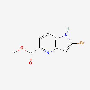 molecular formula C9H7BrN2O2 B12964372 Methyl 2-bromo-1H-pyrrolo[3,2-b]pyridine-5-carboxylate 