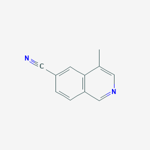 molecular formula C11H8N2 B12964417 4-Methylisoquinoline-6-carbonitrile 