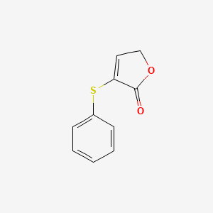 molecular formula C10H8O2S B1296444 3-(Phenylthio)-2(5H)-furanone CAS No. 42435-82-5
