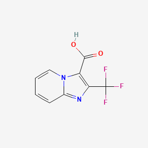 molecular formula C9H5F3N2O2 B1296445 2-(三氟甲基)咪唑并[1,2-a]吡啶-3-甲酸 CAS No. 73221-19-9