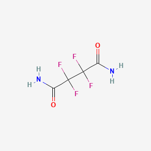 molecular formula C4H4F4N2O2 B1296446 Tetrafluorosuccinamide CAS No. 377-37-7