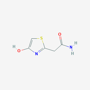 molecular formula C5H6N2O2S B1296448 2-(4-Hydroxythiazol-2-yl)acetamide CAS No. 87947-94-2