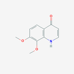 molecular formula C11H11NO3 B1296449 4-羟基-7,8-二甲氧基喹啉 CAS No. 1174006-05-3