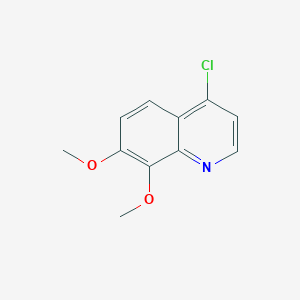 molecular formula C11H10ClNO2 B1296450 4-氯-7,8-二甲氧基喹啉 CAS No. 99878-79-2