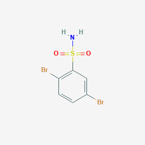 molecular formula C6H5Br2NO2S B1296454 2,5-二溴苯磺酰胺 CAS No. 7467-11-0