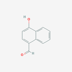 molecular formula C11H8O2 B1296455 4-Hydroxy-1-naphthaldehyde CAS No. 7770-45-8