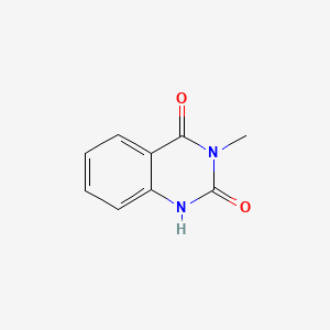 molecular formula C9H8N2O2 B1296457 3-methylquinazoline-2,4(1H,3H)-dione CAS No. 607-19-2