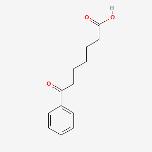 molecular formula C13H16O3 B1296459 7-Oxo-7-phenylheptanoic acid CAS No. 7472-43-7