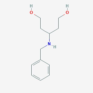 molecular formula C12H19NO2 B129646 3-(Benzylamino)pentane-1,5-diol CAS No. 1034082-96-6