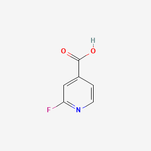 molecular formula C6H4FNO2 B1296461 2-氟异烟酸 CAS No. 402-65-3