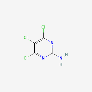 molecular formula C4H2Cl3N3 B1296464 4,5,6-Trichloropyrimidin-2-amine CAS No. 51501-53-2