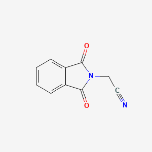 molecular formula C10H6N2O2 B1296467 (1,3-dioxo-1,3-dihydro-2H-isoindol-2-yl)acetonitrile CAS No. 3842-20-4
