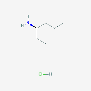 molecular formula C6H16ClN B12964670 (R)-Hexan-3-amine hydrochloride 