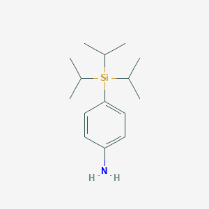 molecular formula C15H27NSi B12964714 4-(Triisopropylsilyl)aniline 