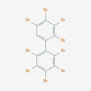 molecular formula C12HBr9 B129648 2,2',3,3',4,4',5,5',6-Nonabromobiphenyl CAS No. 69278-62-2