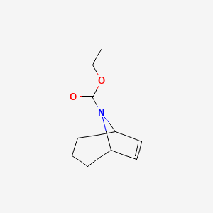 molecular formula C10H15NO2 B12964815 Ethyl 8-azabicyclo[3.2.1]oct-6-ene-8-carboxylate 