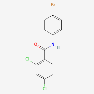 molecular formula C13H8BrCl2NO B1296482 N-(4-bromophenyl)-2,4-dichlorobenzamide CAS No. 7510-14-7