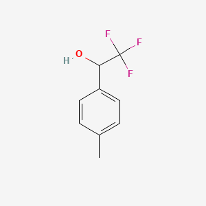 molecular formula C9H9F3O B1296483 2,2,2-Trifluoro-1-(p-tolyl)ethanol CAS No. 446-65-1