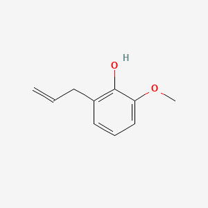 molecular formula C10H12O2 B1296484 2-Allyl-6-methoxyphenol CAS No. 579-60-2