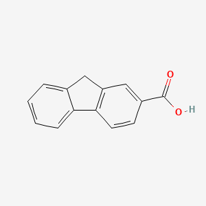 molecular formula C14H10O2 B1296491 9H-Fluorene-2-carboxylic acid CAS No. 7507-40-6