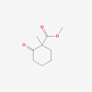 molecular formula C9H14O3 B1296493 Methyl 1-methyl-2-oxocyclohexane-1-carboxylate CAS No. 7500-91-6