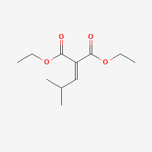 molecular formula C11H18O4 B1296495 2-(2-甲基丙基亚甲基)丙二酸二乙酯 CAS No. 5652-68-6