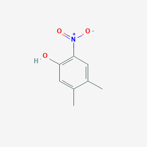molecular formula C8H9NO3 B1296496 4,5-二甲基-2-硝基苯酚 CAS No. 18087-10-0