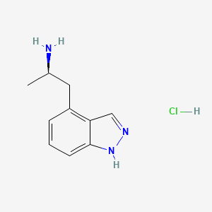 molecular formula C10H14ClN3 B12964967 (R)-1-(1H-indazol-4-yl)propan-2-amine hydrochloride 