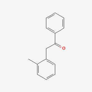 molecular formula C15H14O B1296502 2-(2-Methylphenyl)acetophenone CAS No. 5033-67-0