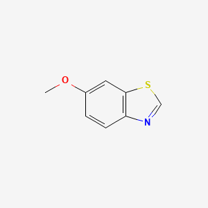 molecular formula C8H7NOS B1296504 6-甲氧基苯并噻唑 CAS No. 2942-13-4