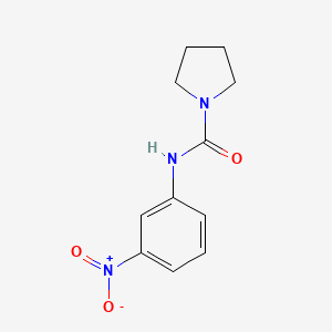 molecular formula C11H13N3O3 B1296509 N-(3-nitrophenyl)pyrrolidine-1-carboxamide CAS No. 35799-28-1