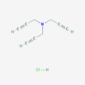 molecular formula C9H10ClN B12965104 Tri(prop-2-yn-1-yl)amine hydrochloride 