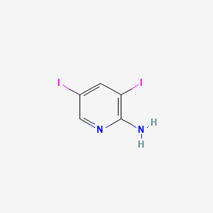 molecular formula C5H4I2N2 B1296512 3,5-Diiodopyridin-2-amine CAS No. 23597-15-1