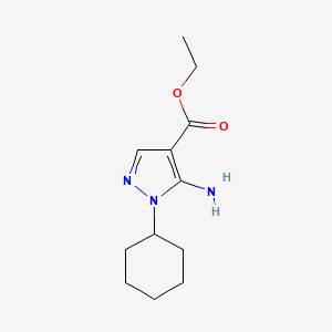 5-amino-1-cyclohexyl-1H-pyrazole-4-carboxylic acid ethyl ester
