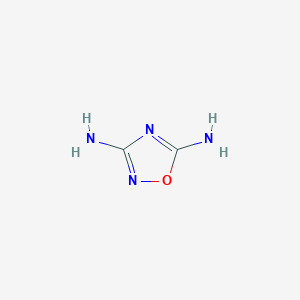 molecular formula C2H4N4O B1296516 1,2,4-Oxadiazole-3,5-diamine CAS No. 34139-57-6