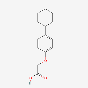 molecular formula C14H18O3 B1296518 (4-环己基苯氧基)乙酸 CAS No. 1878-56-4