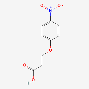 molecular formula C9H9NO5 B1296519 3-(4-Nitrophenoxy)propionic acid CAS No. 10572-16-4