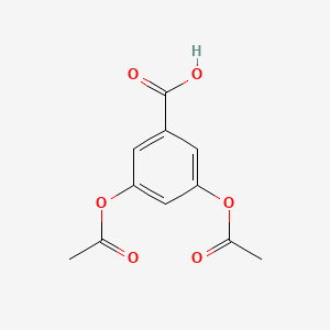 molecular formula C11H10O6 B1296522 3,5-Diacetoxybenzoic acid CAS No. 35354-29-1