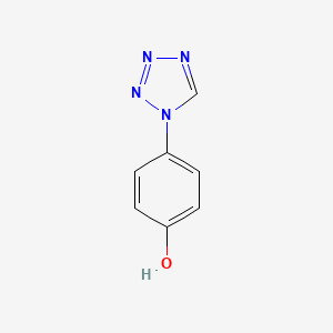 molecular formula C7H6N4O B1296528 4-Tetrazol-1-yl-phenol CAS No. 64001-11-2