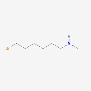 molecular formula C7H16BrN B12965334 6-Bromo-N-methylhexan-1-amine 