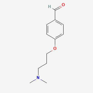 molecular formula C12H17NO2 B1296539 4-[3-(Dimethylamino)propoxy]benzaldehyde CAS No. 26934-35-0