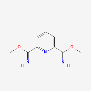 molecular formula C9H11N3O2 B12965425 Dimethyl pyridine-2,6-bis(carbimidate) 