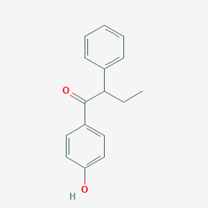 molecular formula C16H16O2 B129655 1-(4-Hydroxyphenyl)-2-phenylbutan-1-one CAS No. 6966-21-8