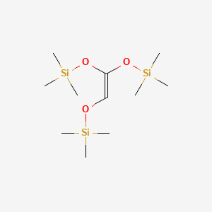 molecular formula C11H28O3Si3 B1296553 Tris(trimethylsiloxy)ethylene CAS No. 69097-20-7