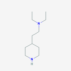 molecular formula C11H24N2 B1296556 4-(2-二乙基氨基乙基)哌啶 CAS No. 64168-10-1