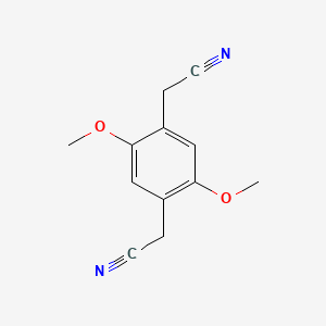molecular formula C12H12N2O2 B1296561 2,5-Dimethoxybenzene-1,4-diacetonitrile CAS No. 38439-93-9